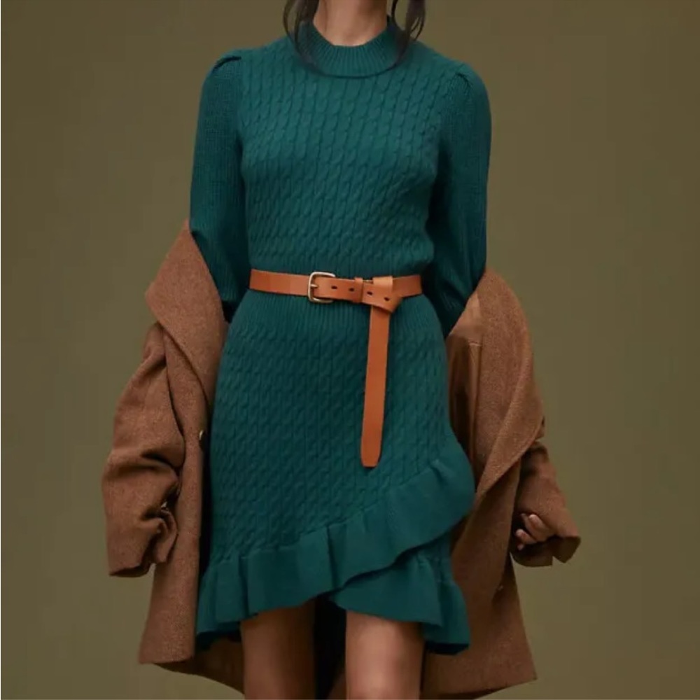 ☘️☘️St. Patrick’s Day Perfect!🍀🍀Anthropologie Sweater Dress - NWOT-Size S